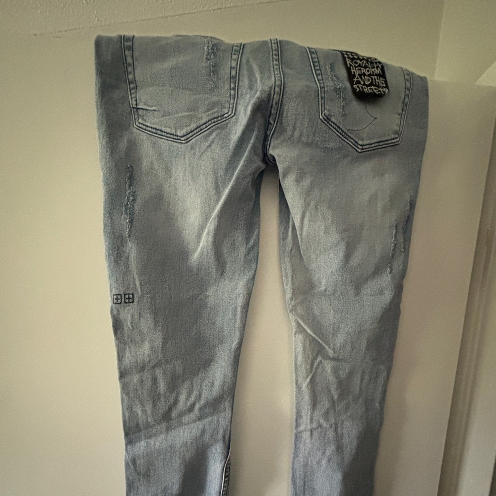 Ksubi Light Blue Distressed Jeans